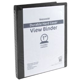 50 pieces 1 Inch Hard Cover Binders Black - Binders
