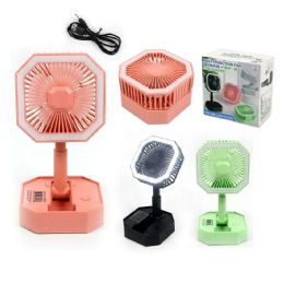 50 of 8" Foldable Fan W/ Light
