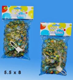 48 of 100 + 2 Marble In Pvc Bag