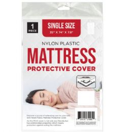24 of Single Size Twin Mattress Nylon Plastic Protective Cover 35" X 74" X 7.8"