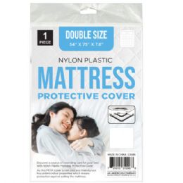 24 of Double Size Mattress Nylon Plastic Protective Cover 54" X 75" X 7.8"