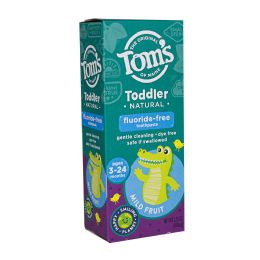 24 pieces Tom's Of Maine Mild Fruit Toddler FluoridE-Free Training Toothpaste - Toothbrushes and Toothpaste