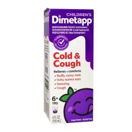 24 pieces Dimetapp Cold & Cough - Pain and Allergy Relief