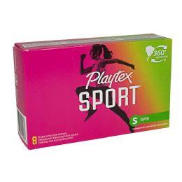 12 of Travel Size Playtex Sport Super Tampons - Box Of 8 Fragrance Free