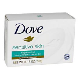 8 Pieces Dove Sensitive Skin Soap Bar - 3.17 oz. - Soap & Body Wash