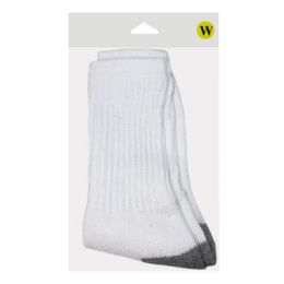 24 pieces Women's Crew Sport Socks - 1 Pair (12 Packs 82461-00 Are Loose Not Individually Bagged). - Womens Crew Sock
