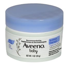 24 pieces Travel Size Aveeno Baby Eczema Therapy Nighttime Balm - 1 Oz. - Skin Care