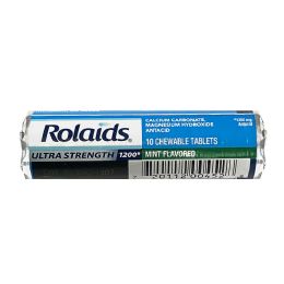 60 Pieces of Rolaids Ultra Strength Antacid Mint Tablets Roll of 10
