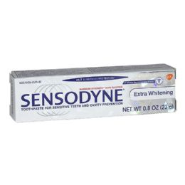 24 pieces Travel Size Sensodyne Extra Whitening Toothpaste - Toothbrushes and Toothpaste