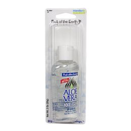 Travel Size Fruit of The Earth 100% Aloe Gel - Carded 2 oz.