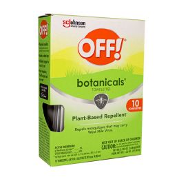 8 of Travel Size - Off! Botanical Wipes - 10 Ct.