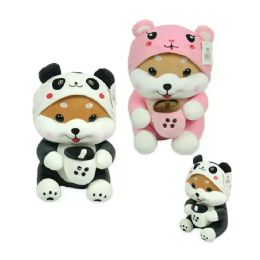 6 Pieces 15.7" Plush Bubble Tea Dog - Plush Toys