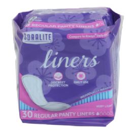 24 of Panty Liners 30ct Very Light Coralite