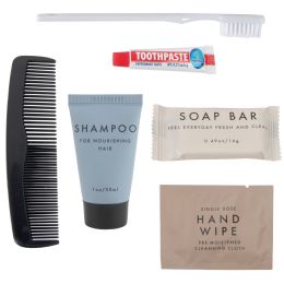 100 of Travel Hygiene 7 Piece Set