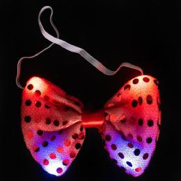 12 of LighT-Up Led Sequin Bow Tie