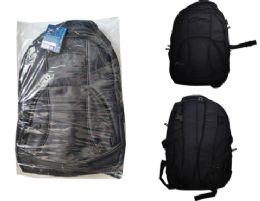 24 Pieces 17 Inch 3 Pocket Tech Backpack - Backpacks 17"
