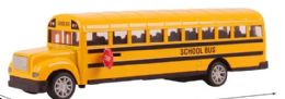 12 Pieces 8.5 Inch Ny Diecast School Bus With Music - Cars, Planes, Trains & Bikes