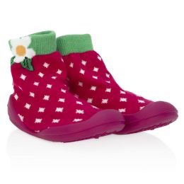 24 of Nuby Baby Rubber Shoes - Strawberry Medium