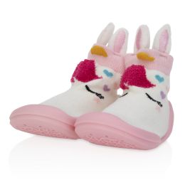 24 of Nuby Baby Rubber Shoes - Pink Unicorn Small