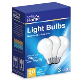 40 pieces Simply For Home Light Bulb 3 Pk 90w Frosted - Lightbulbs