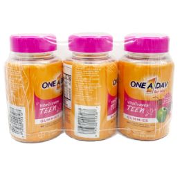 24 pieces OnE-A-Day Vitacraves Teen For Her 60 ct - Pain and Allergy Relief
