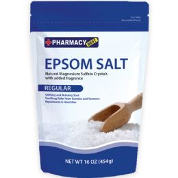 12 pieces Pharmacy Best Epsom Salt 1 Lb Regular - Personal Care Items