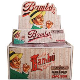 1200 pieces Bambu Rolling Paper 50 Ct Large - Personal Care Items