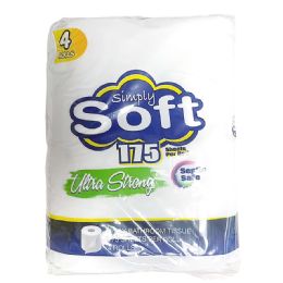 12 pieces Simply Soft Bath Tissue 175 Sheet 2 Ply 4pk - Tissue Paper