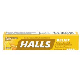 240 pieces Halls Cough Drops 9 Ct Honey Lemon uk - Pain and Allergy Relief