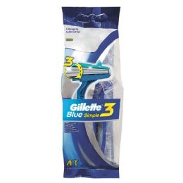 72 pieces Gillette Blue Iii 4 Ct Simple - Shaving Razors
