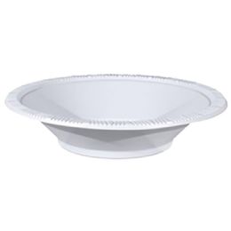6 of Dispozeit Plastic Bowl 7 In 100 Ct White