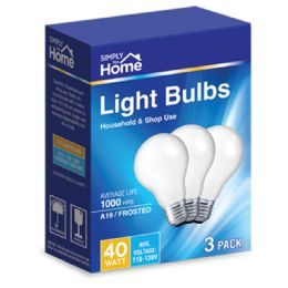 40 of Simply For Home Light Bulb 3 Pk 40w Frosted