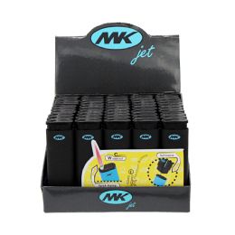 500 of Mk Jet Lighter 1 Ct Windproof Black