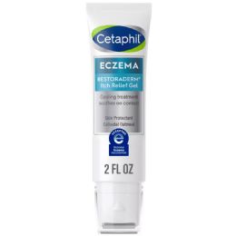 12 pieces Cetaphil Itch Relief Gel 2 Oz Eczema Restoraderm - Pain and Allergy Relief
