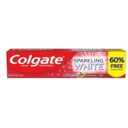 24 pieces Colgate Toothpaste 2.5 Oz +1.5 Oz Sprk White Cinnamint + 60% Free - Toothbrushes and Toothpaste