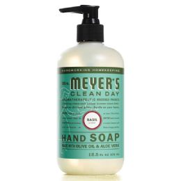 6 pieces Mrs. Meyer's Handwash 12.5z Basil - Soap & Body Wash
