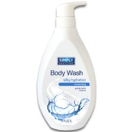 12 Pieces Simply Bodycare Body Wash 1 L (34 Oz) Silky Hydration Moisturizing - Shampoo & Conditioner