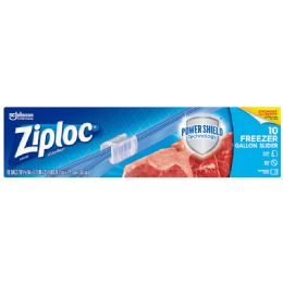 12 pieces Ziploc Freezer Bag 10 ct - Freezer Items
