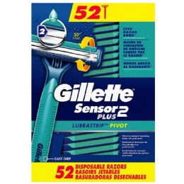 780 pieces Gillette Sensor Plus 52ct - Shaving Razors