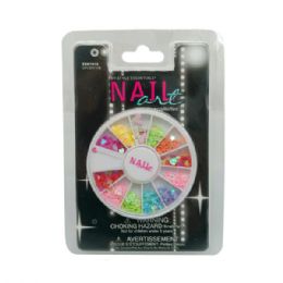 48 Wholesale Nail Art Sequins Set