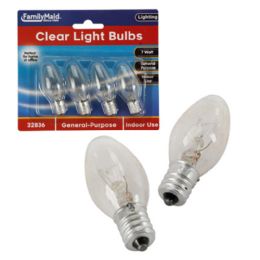 72 of 4 Pack Clear Night Light Bulbs