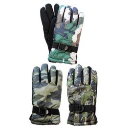 120 of Mens Ski Gloves Waterproof Camoflauge