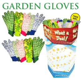 144 of Garden Gloves 144pc Display