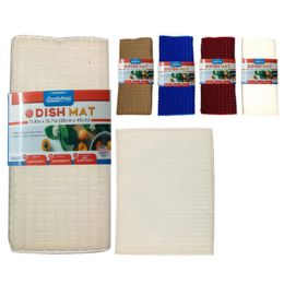 72 pieces Dish Drying Mat 11.8" X 15.7" In 4 Colors - Dish Drying Racks