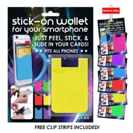 24 pieces 24pc Cell Phone Pocket With 2 Clip Strips - Cell Phone & Tablet Cases