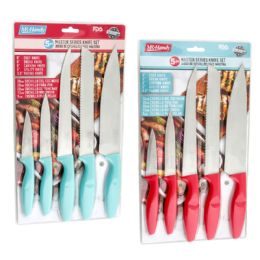 12 pieces 5 Pack Kitchen Knife Set - 2 Colors - Kitchen Knives
