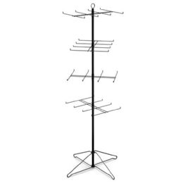 32 Hook, 4 Tier, 8 Hook Per Level Floor Rack - Hooks