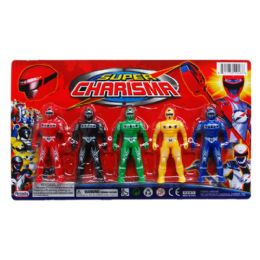 72 Wholesale 5 Pc Power Action Figures