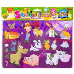 480 pieces Stencils 6 Assorted - Rulers