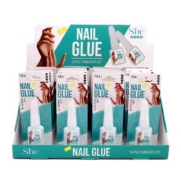 288 Wholesale 24pc Nail Glue Display